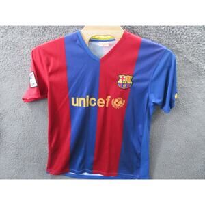 FCB Barcelona Unicef LFP Patch Men's XL Capitan Soccer Jersey